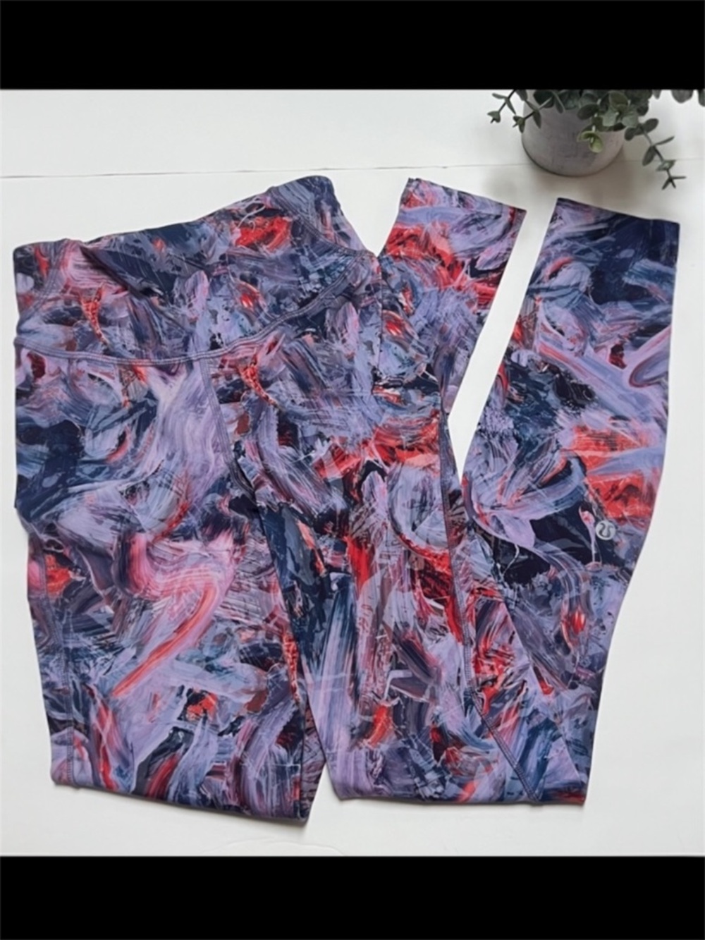 Lululemon Base Pace High Rise Running Tight 28” Brushed Nulux Atmospheric Size 2